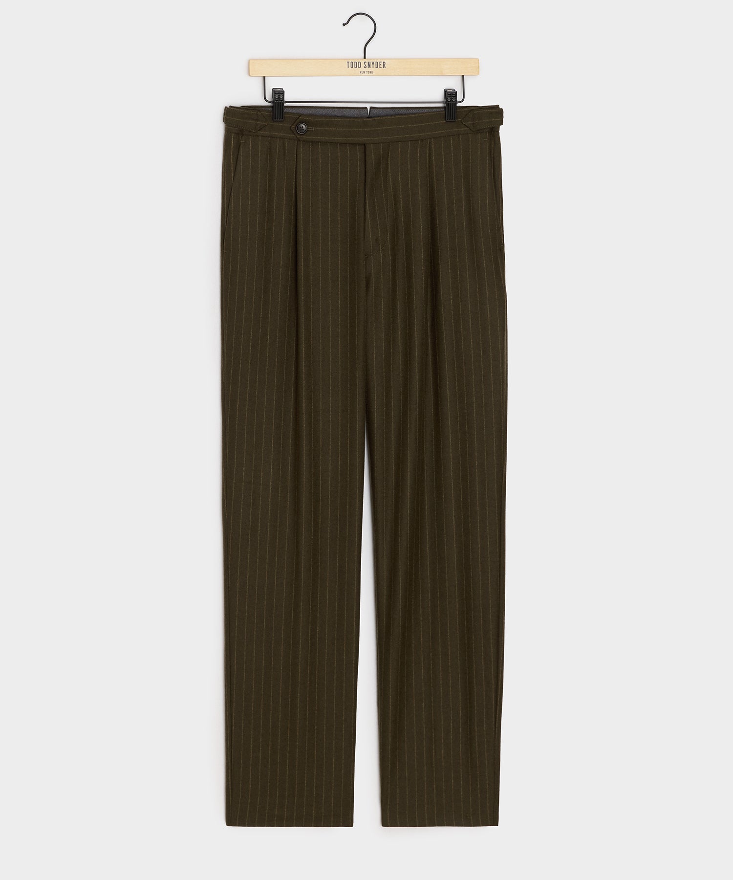 Italian Flannel Pinstripe Madison Suit - Image 8