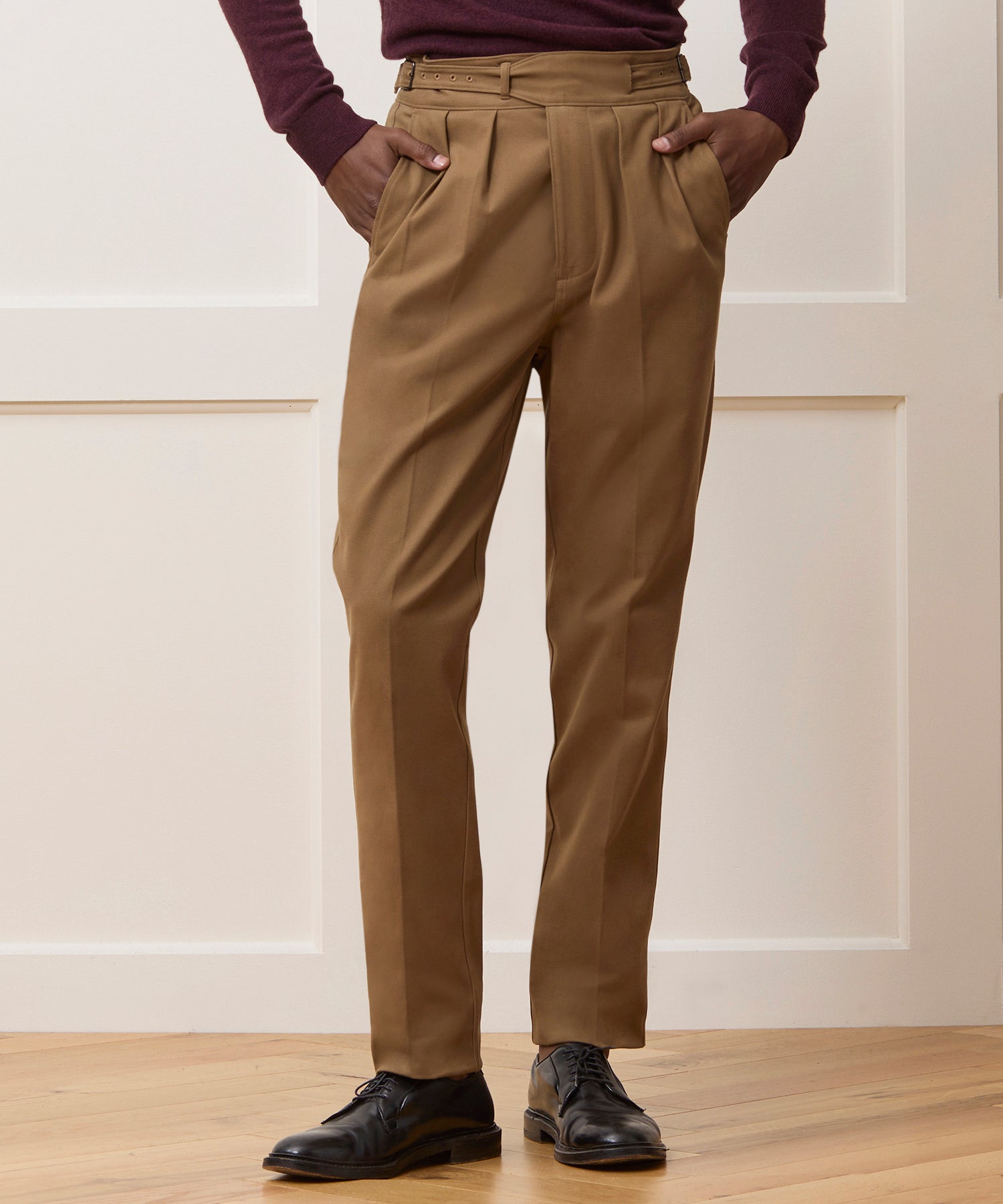 Italian Brushed Cotton Gurkha Trouser - Image 2