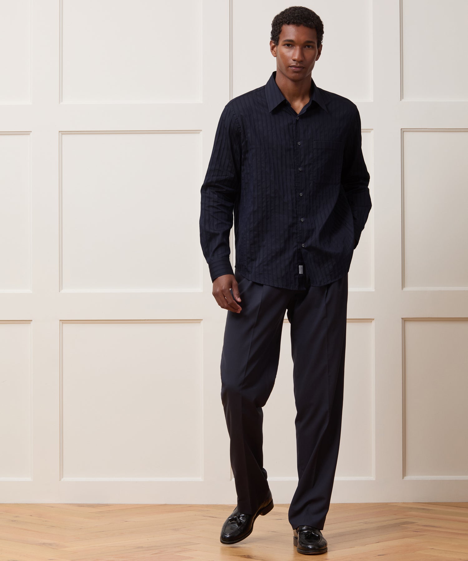 Italian Cotton-Silk Big Shirt - Image 5