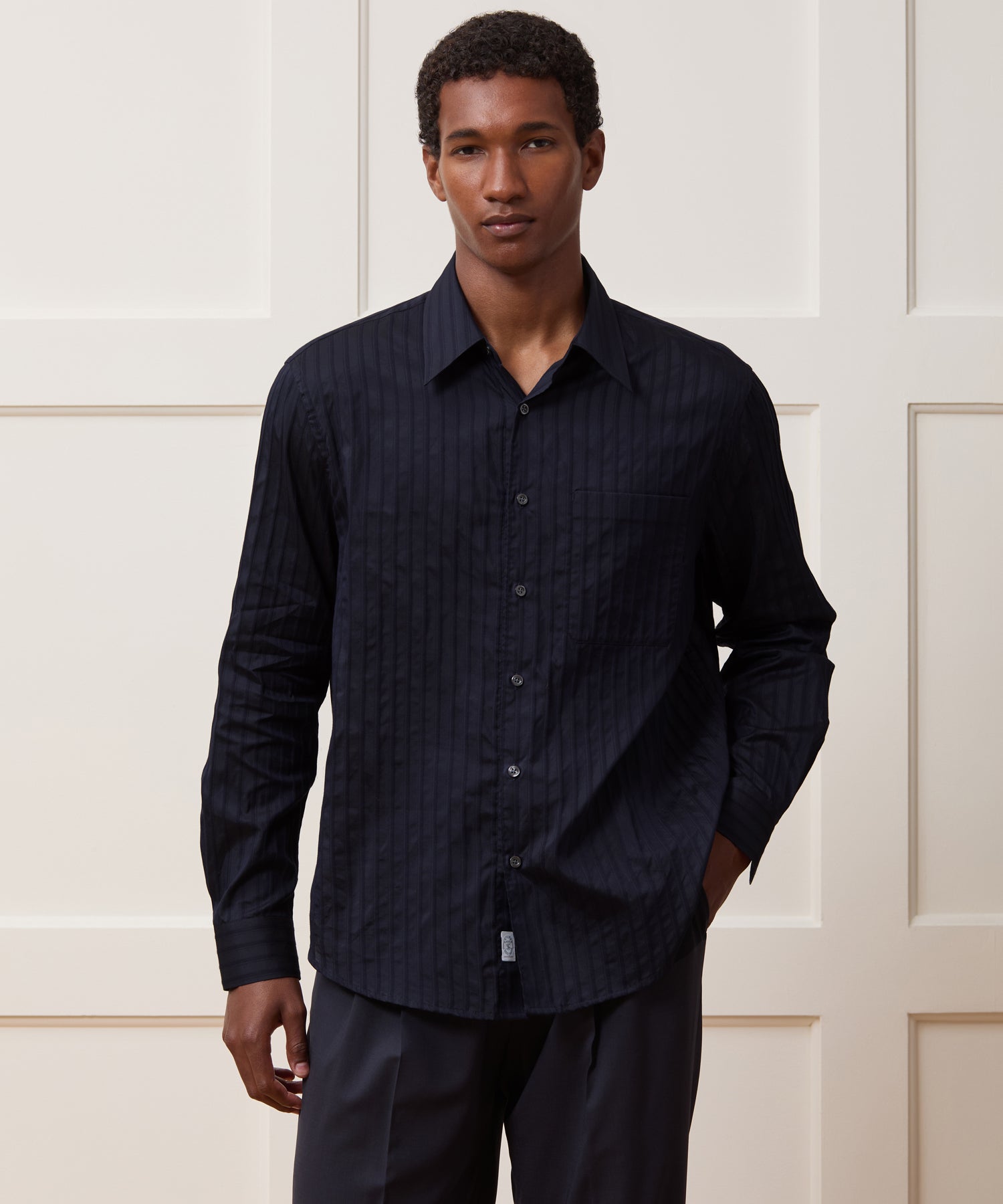 Italian Cotton-Silk Big Shirt - Image 2