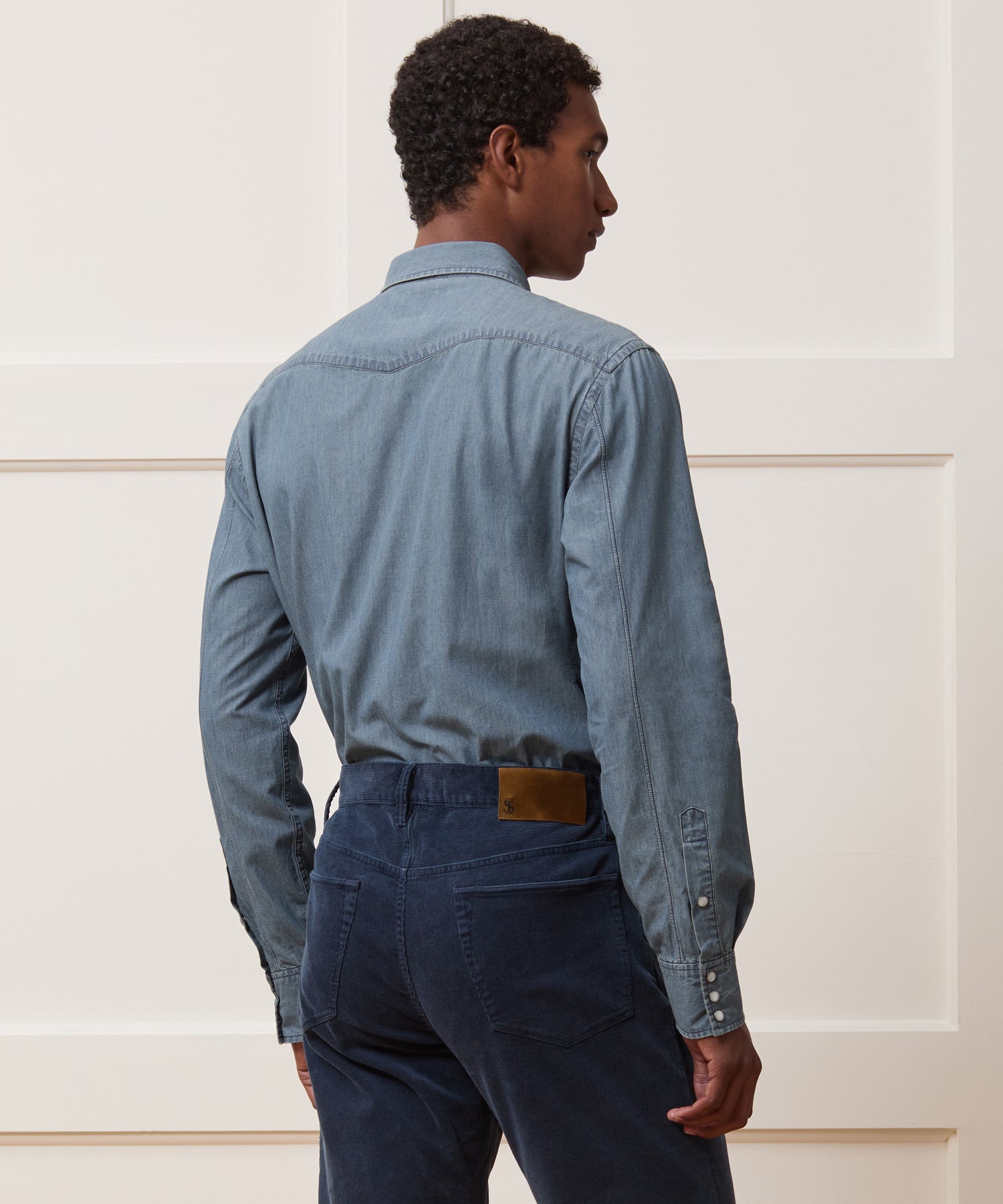 Chambray Western Shirt - Image 4