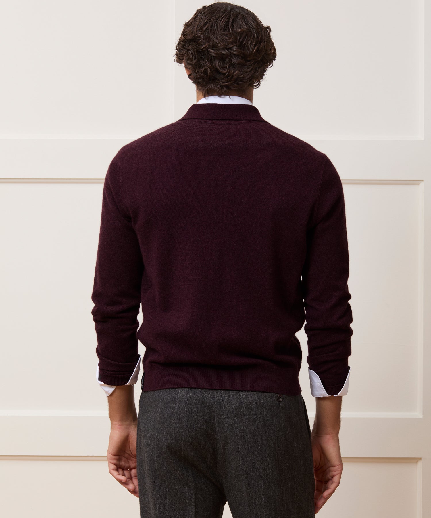 Cashmere Quarter-Zip Sweater Polo - Image 5