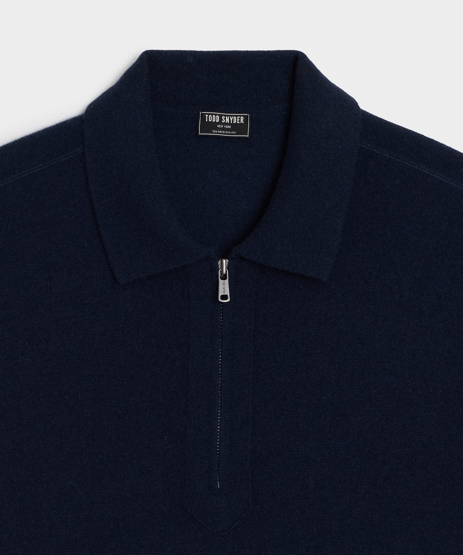 Cashmere Quarter-Zip Sweater Polo - Image 6