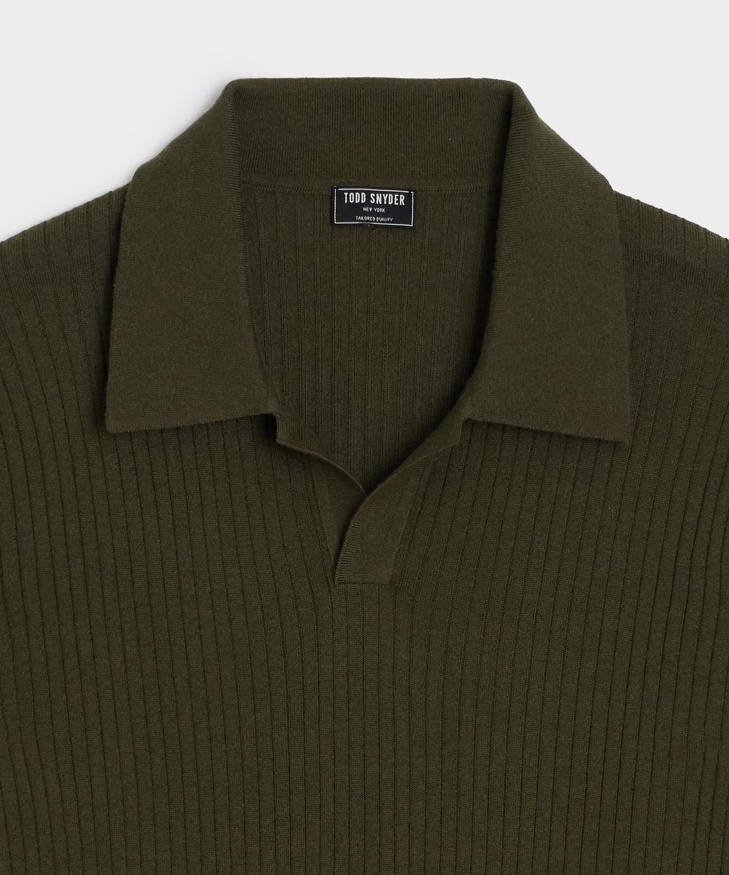 Silk-Cashmere Ribbed Montauk Sweater Polo - Image 6