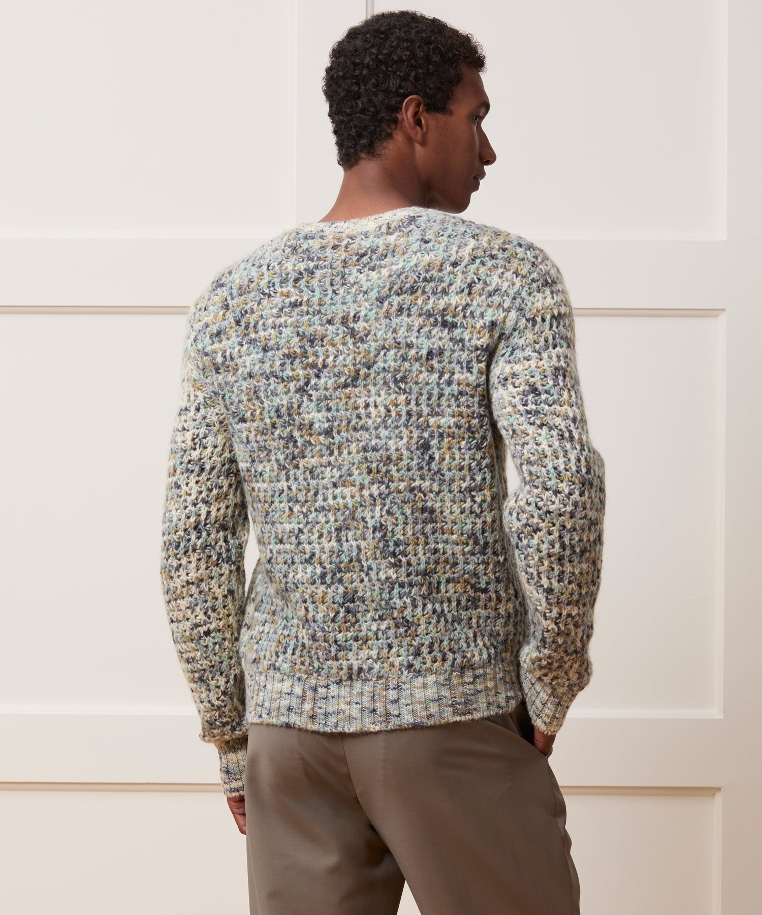 Wool Spacedye Crewneck Sweater - Image 5