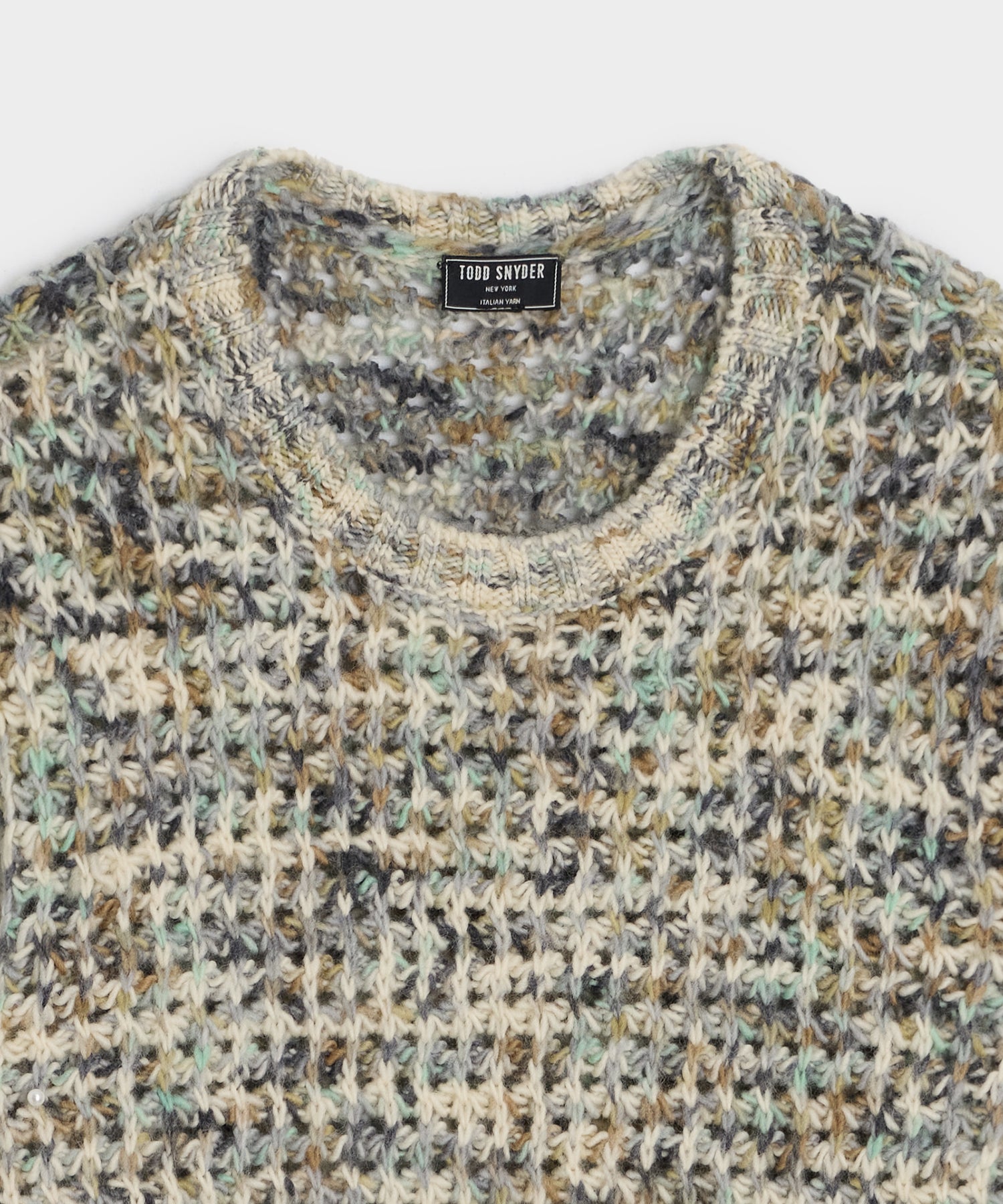 Wool Spacedye Crewneck Sweater - Image 6