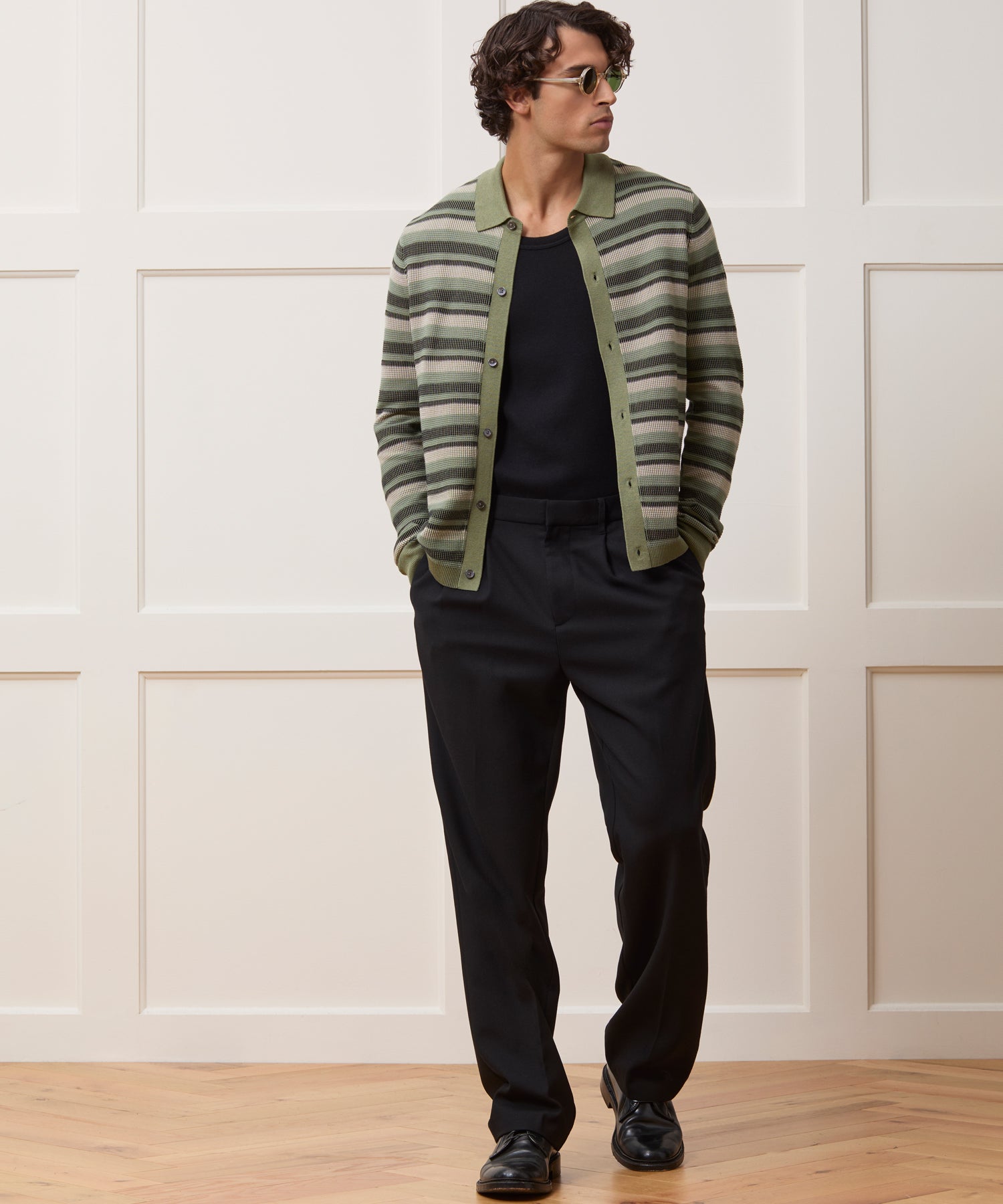 Silk-Cotton Sweater Polo - Image 3