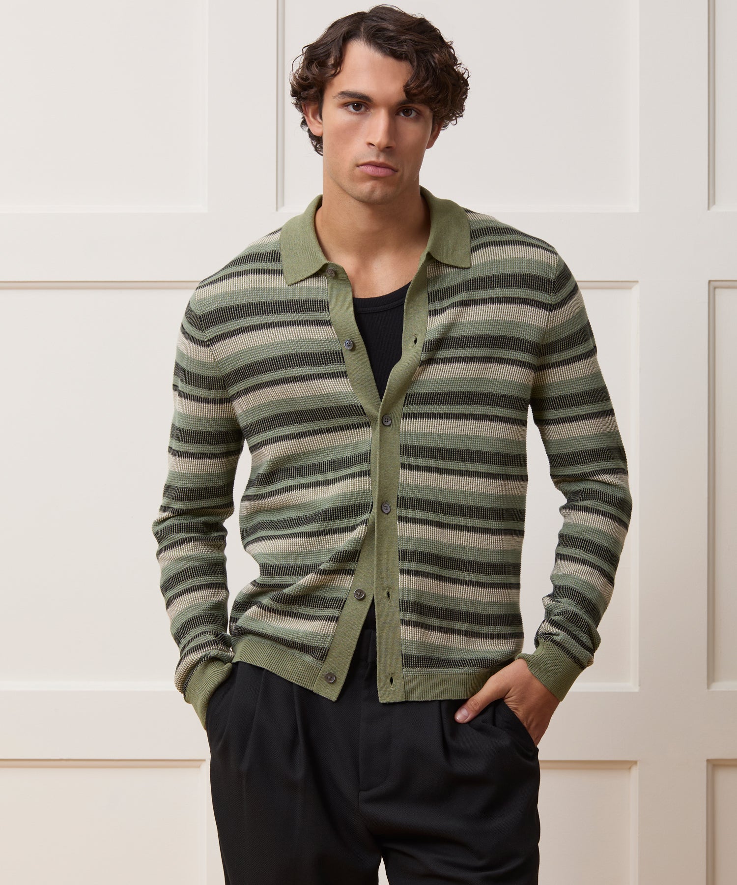 Silk-Cotton Sweater Polo - Image 2