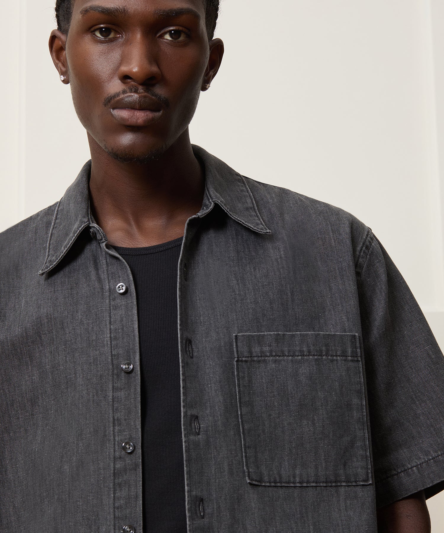 Denim Big Shirt - Image 4