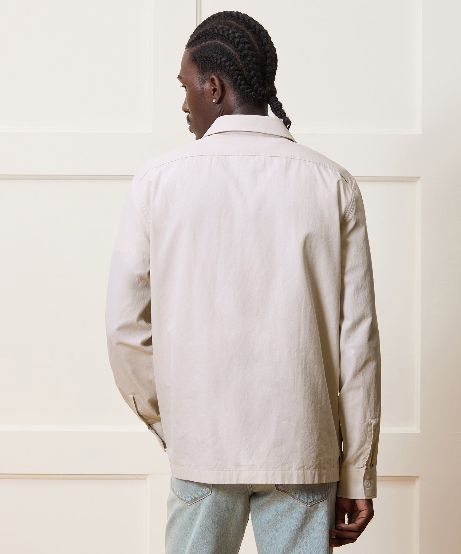 Relaxed Twill CPO Overshirt - Image 5