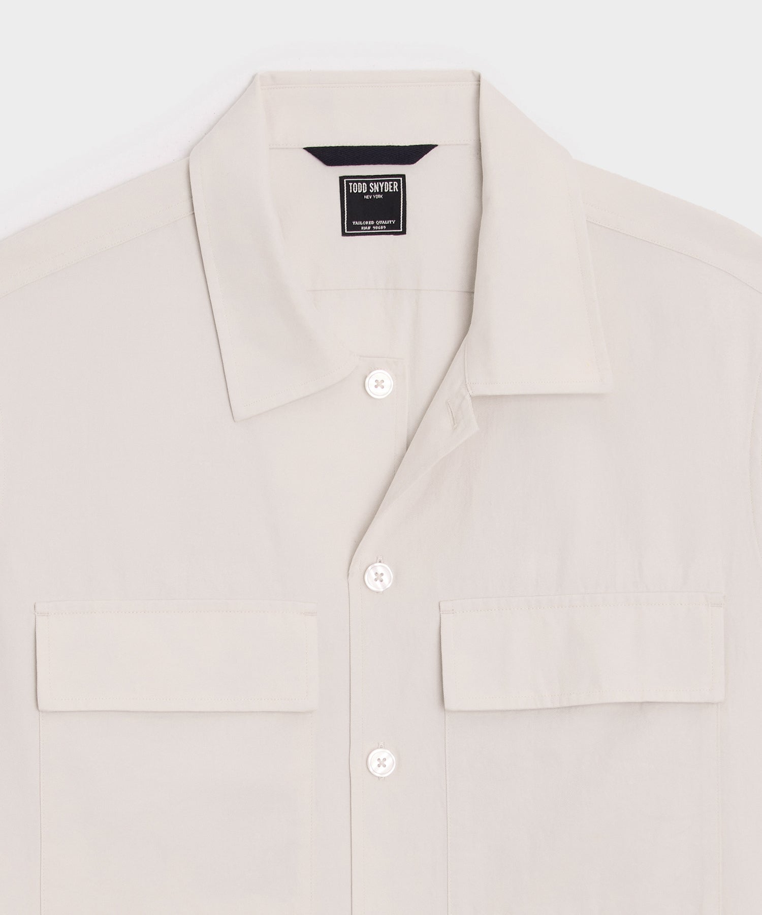 Relaxed Twill CPO Overshirt - Image 6