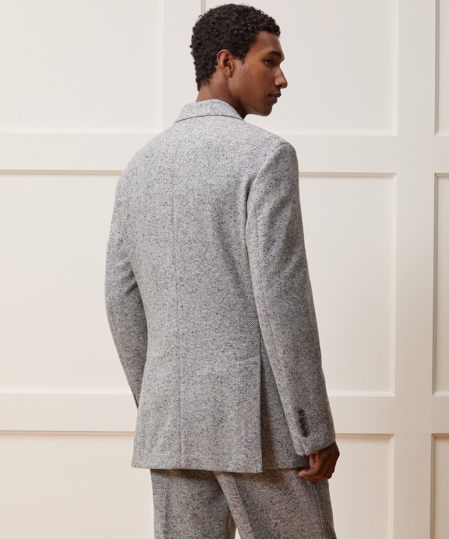Italian Donegal Herringbone Wythe Suit - Image 6