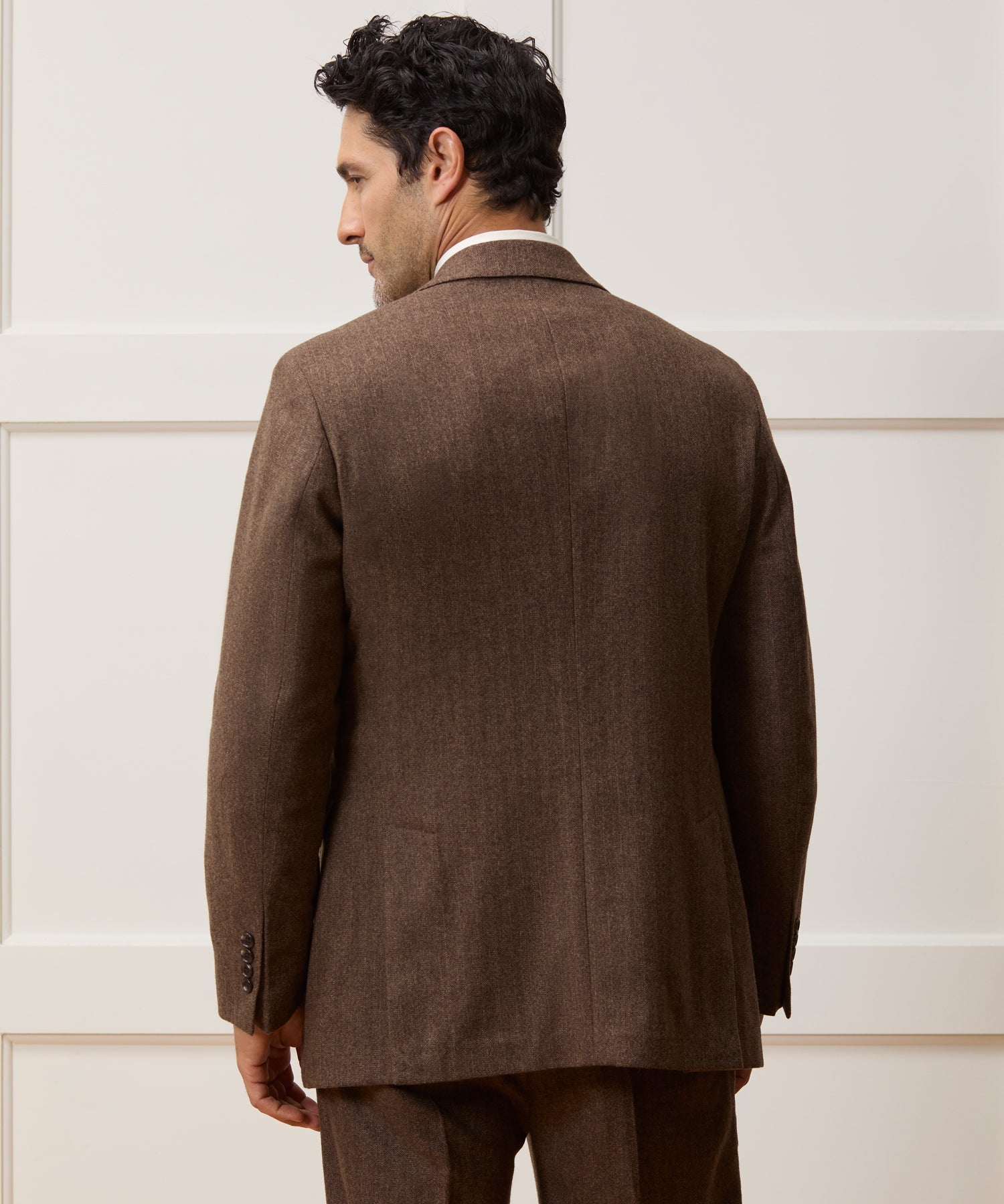Italian Flannel Herringbone Wythe Suit - Image 4