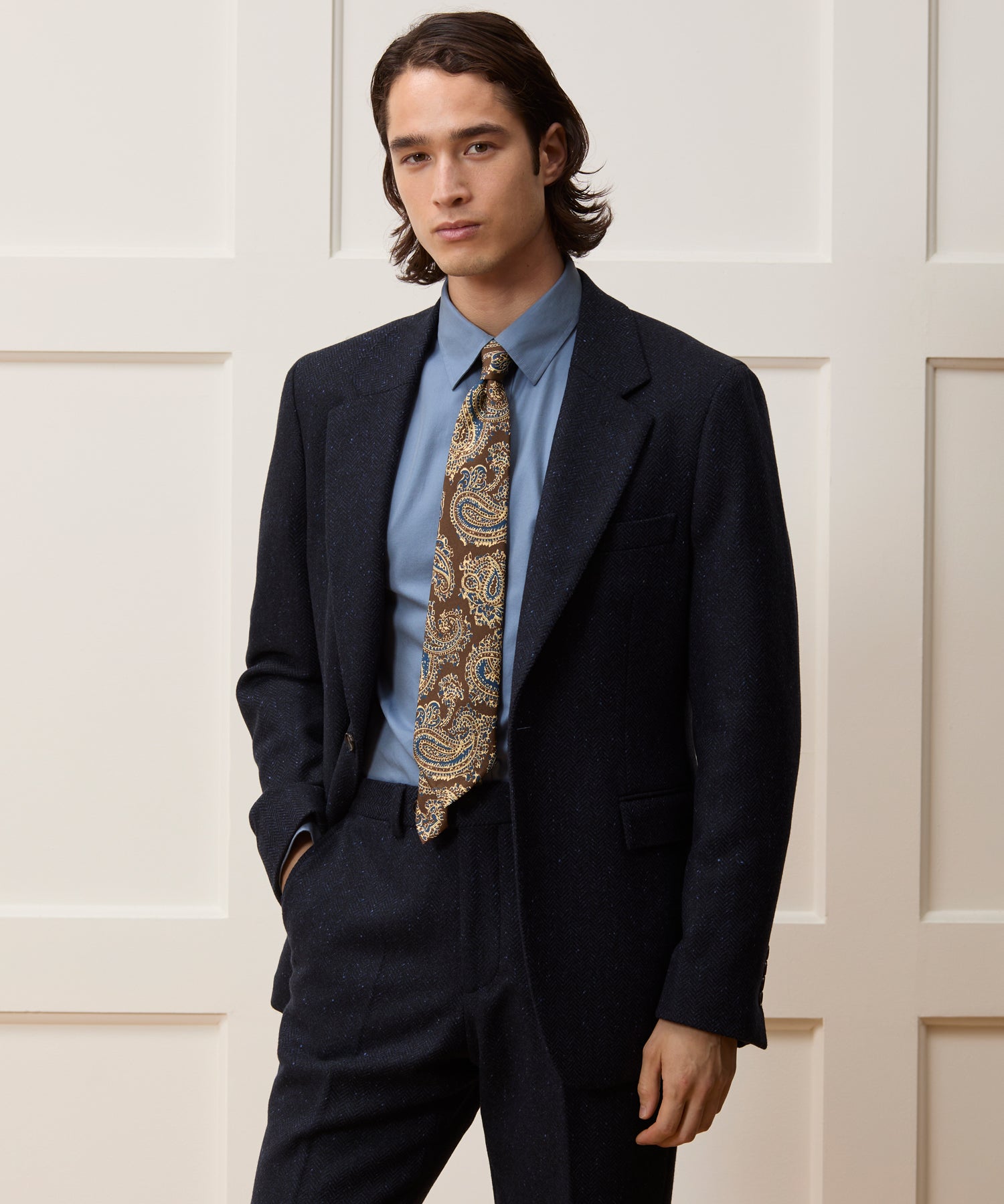 Italian Donegal Herringbone Sutton Suit - Image 2