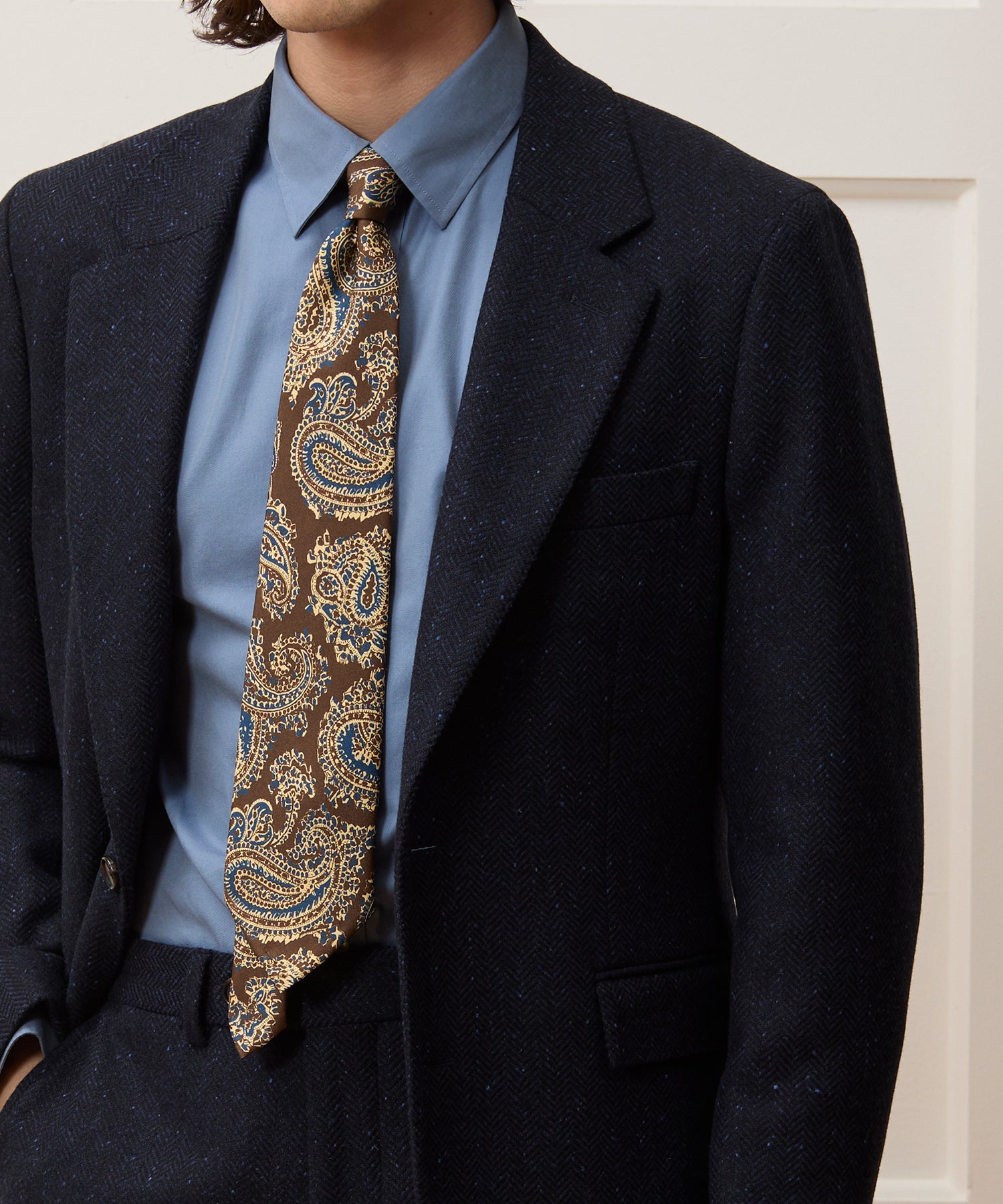 Italian Donegal Herringbone Sutton Suit - Image 3