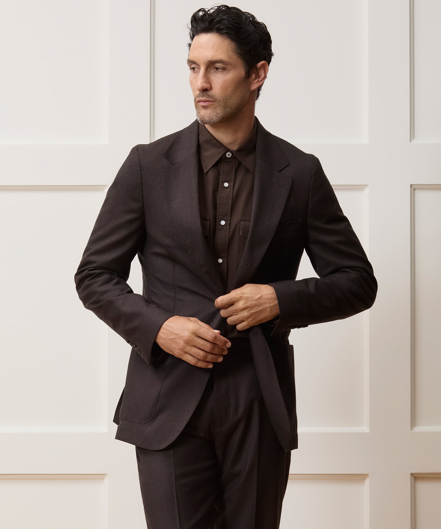 Relaxed Italian Flannel Madison Suit - Image 2