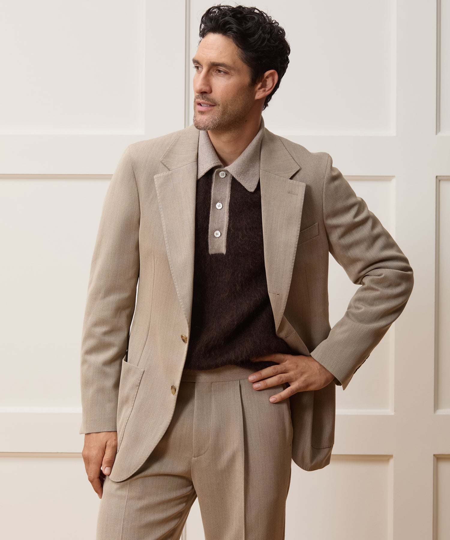 Italian Cavalry Twill Madison Jacket - Image 2