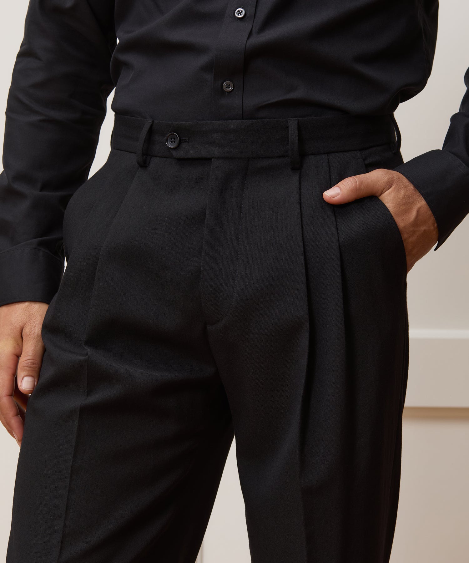 Relaxed Italian Gabardine Madison Suit - Image 7