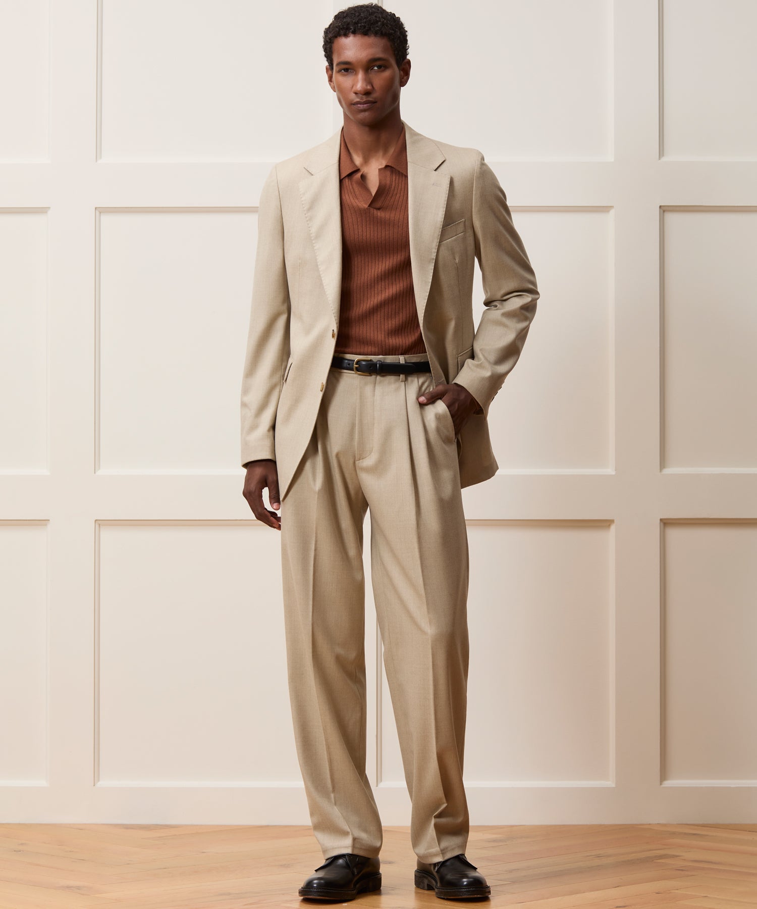 Relaxed Italian Flannel Sutton Suit