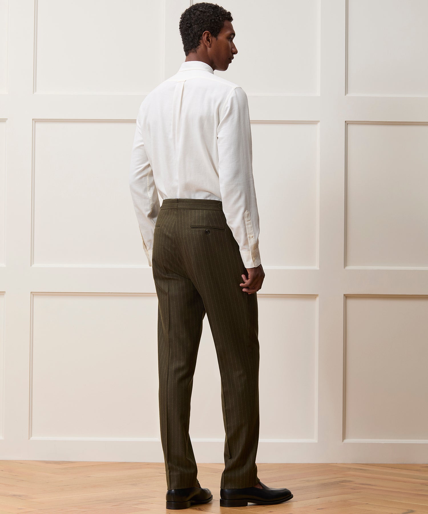 Italian Flannel Pinstripe Madison Suit - Image 6