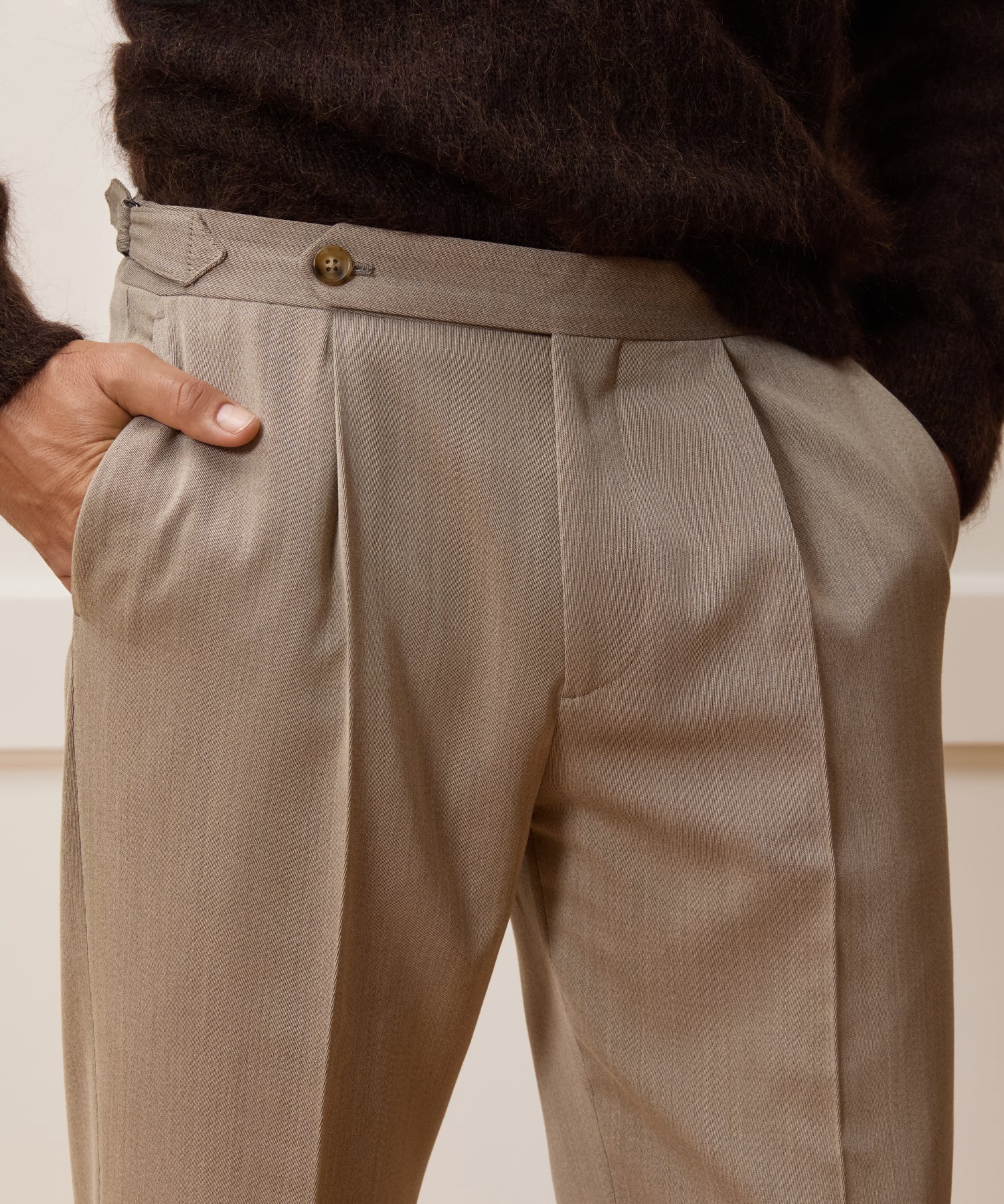 Italian Cavalry Twill Madison Suit - Image 8