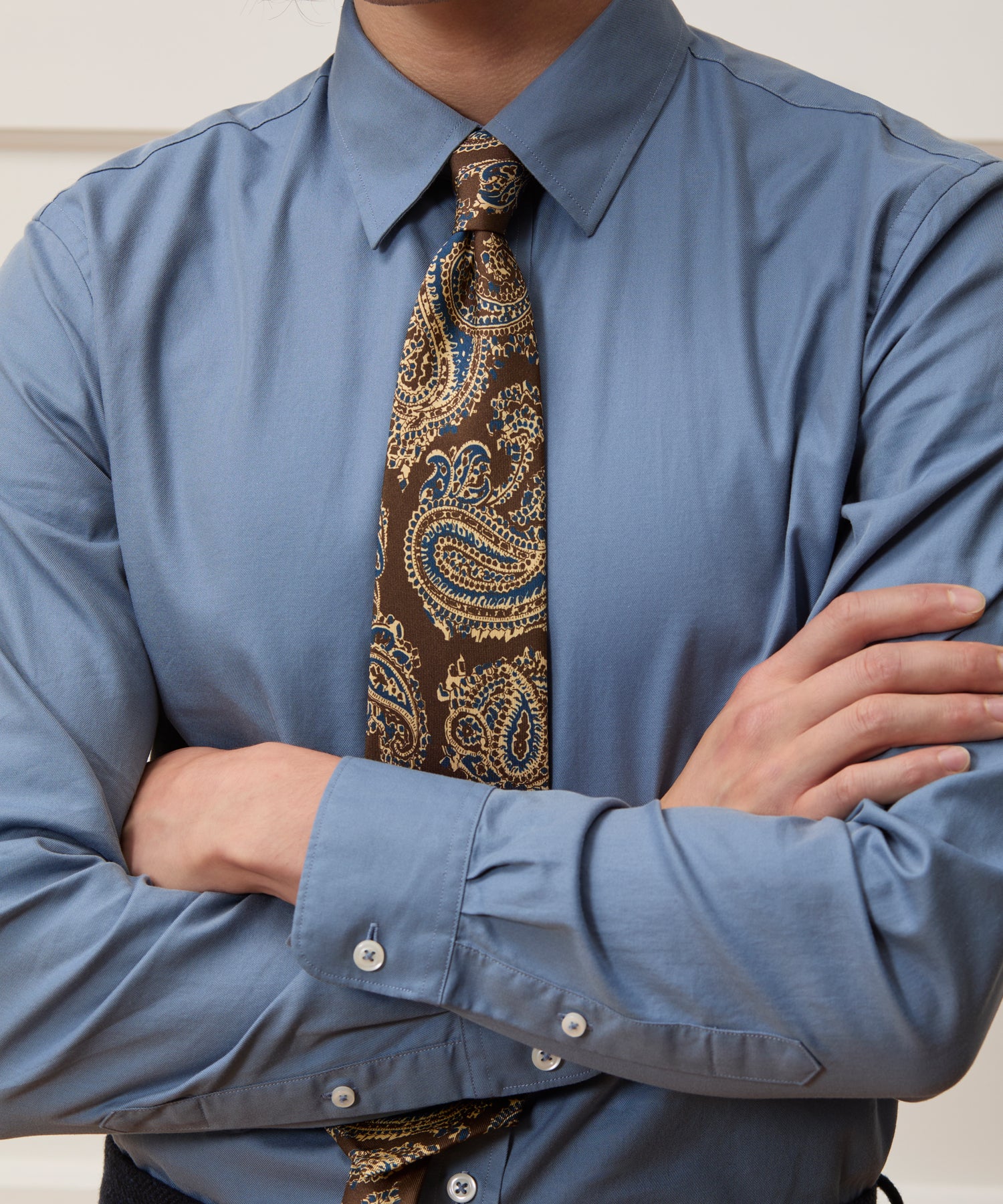 Italian Silk Paisley Tie - Image 2