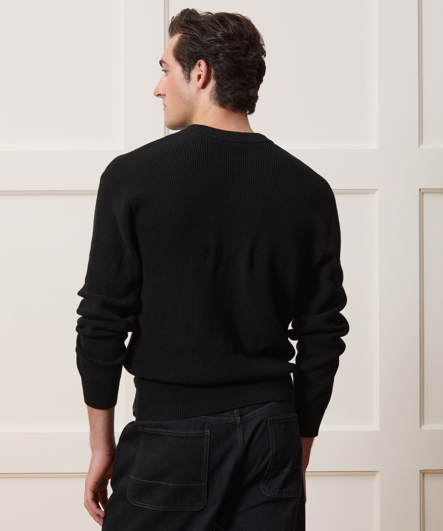 Relaxed Beechwood V-Neck Sweater - Image 5