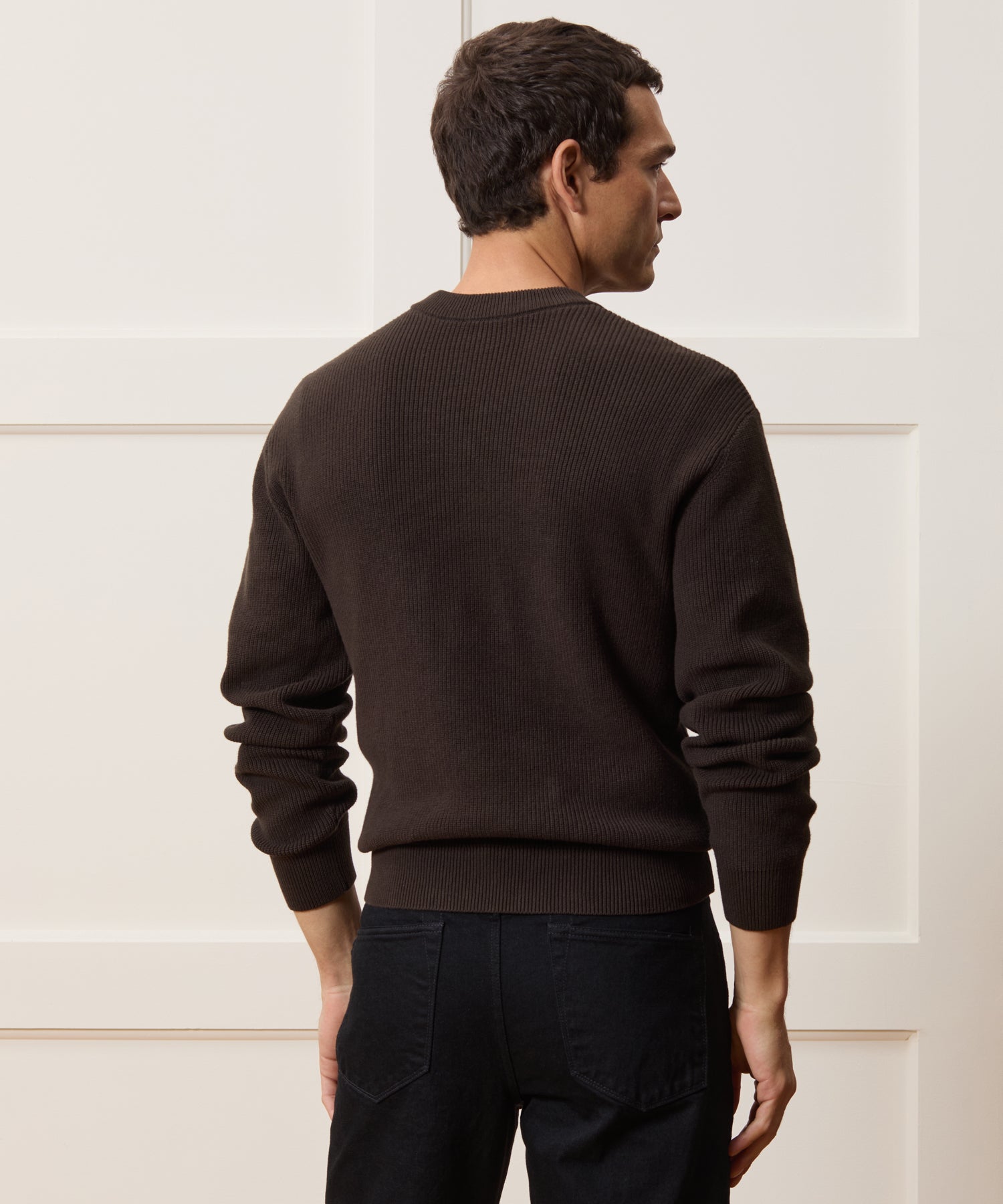 Relaxed Beechwood V-Neck Sweater - Image 5