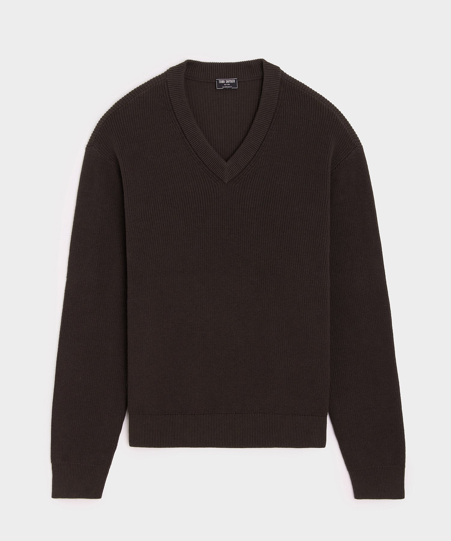 Relaxed Beechwood V-Neck Sweater