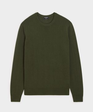 Silk-Cashmere Crewneck Sweater
