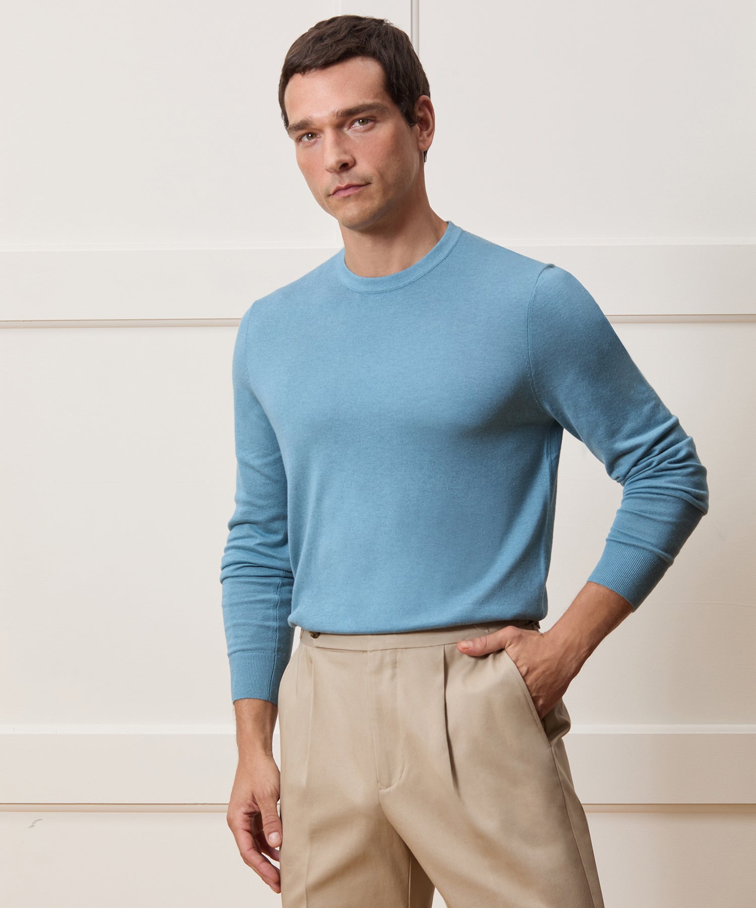 Silk-Cashmere Crewneck Sweater - Image 2