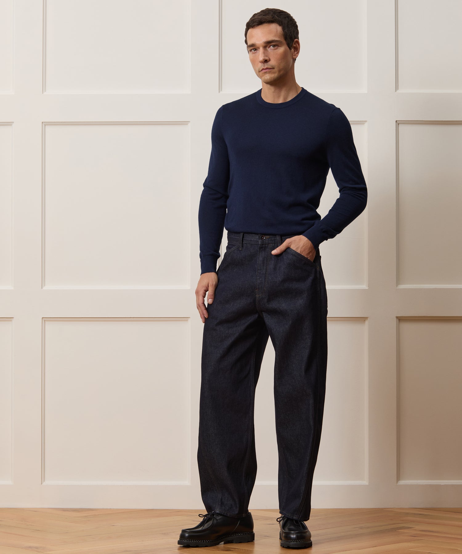 Silk-Cashmere Crewneck Sweater - Image 3