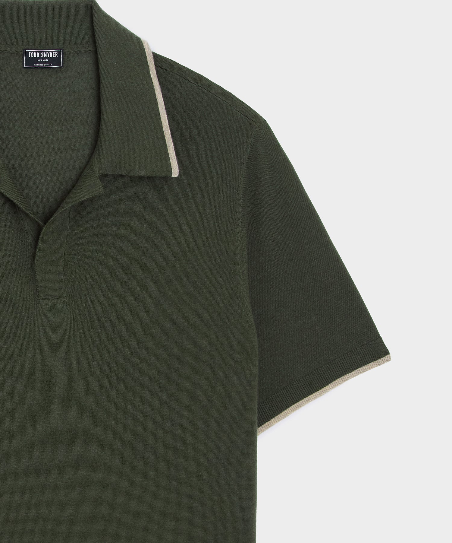 Silk-Cashmere Tipped Montauk Sweater Polo - Image 6