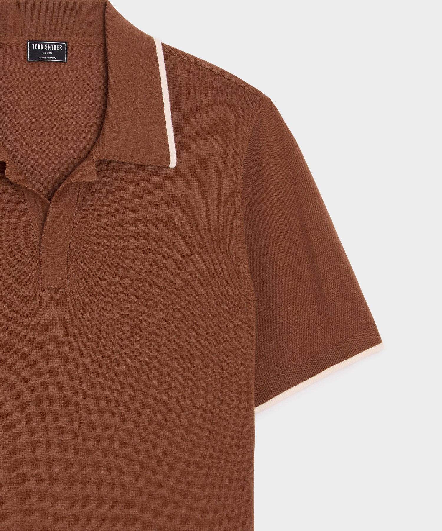 Silk-Cashmere Tipped Montauk Sweater Polo - Image 6
