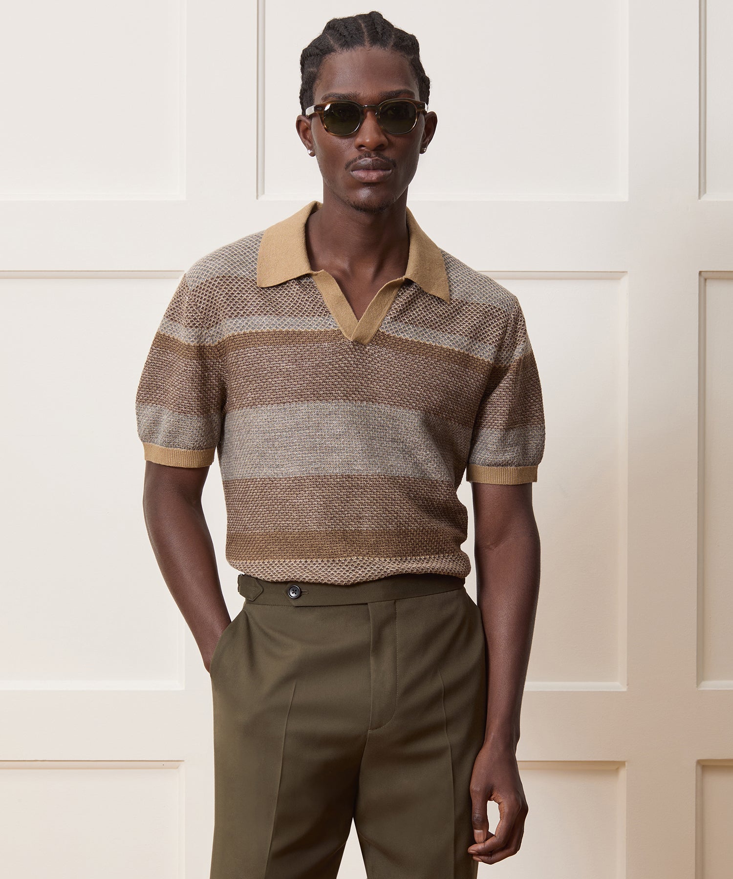 Linen-Cotton Montauk Sweater Polo - Image 2