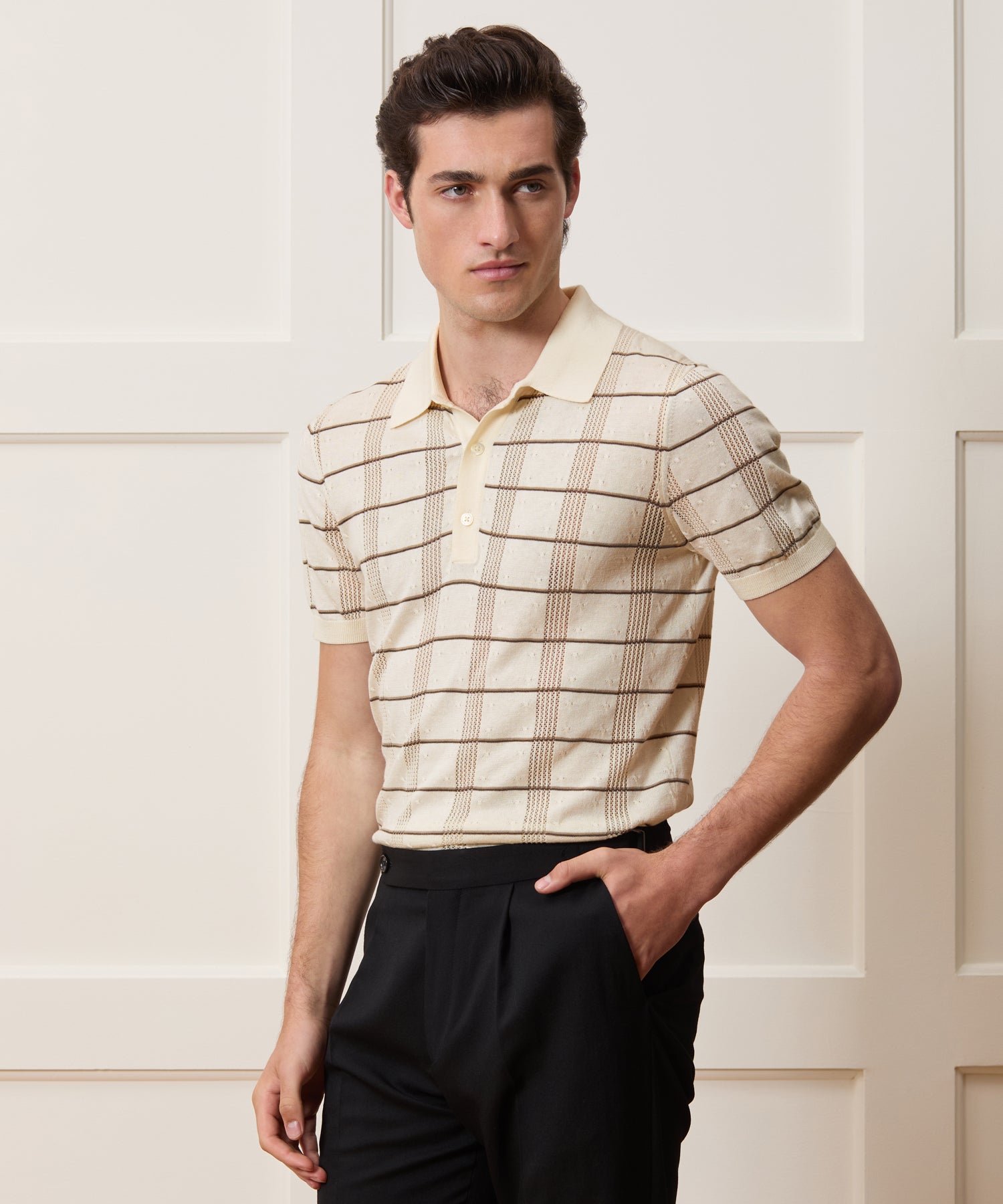 Silk-Cotton Sweater Polo - Image 2