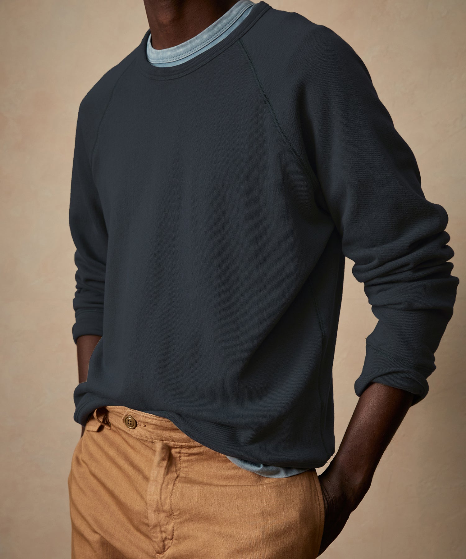 Surf Terry Sweatshirt In Railings - Image 2