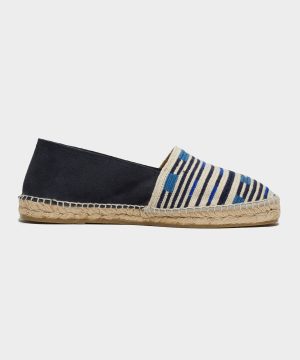 Guan??bana Patterned Espadrille in Lagoon