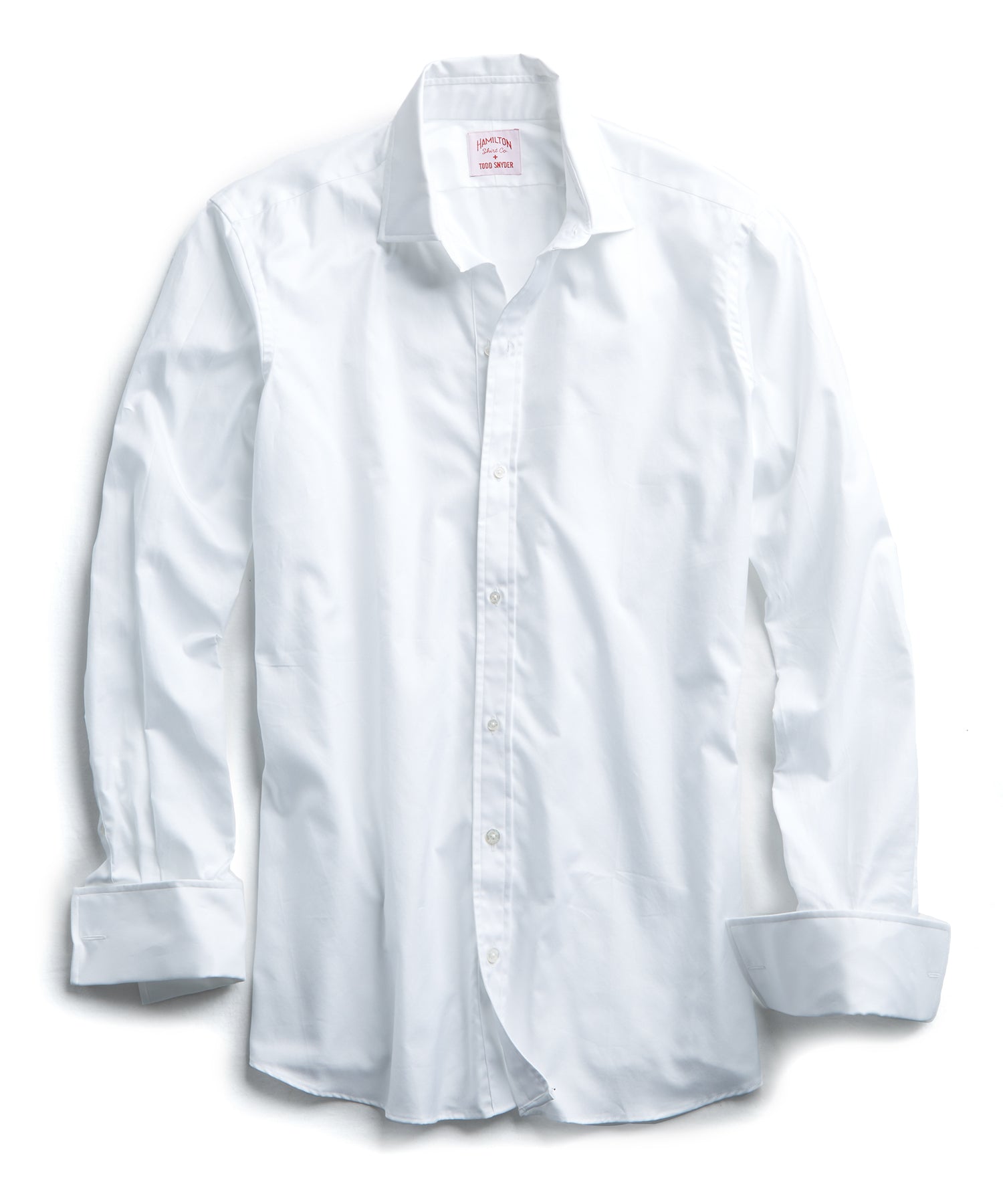 Hamilton + Todd Snyder Tuxedo Shirt with French Cuff in White - Image 3