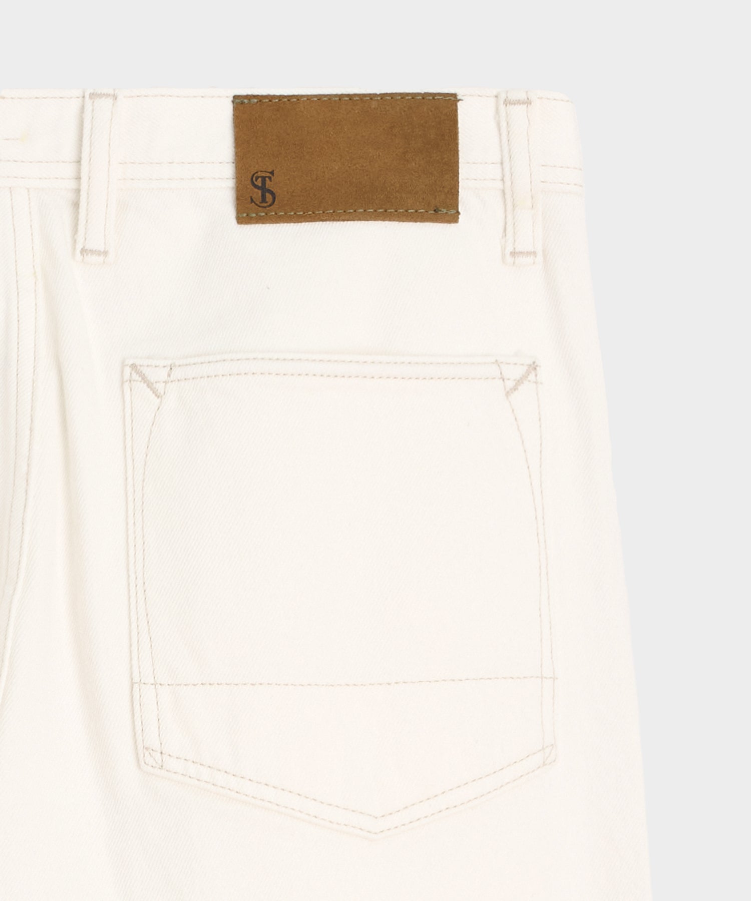 Relaxed Selvedge Carpenter Jean in White - Image 8