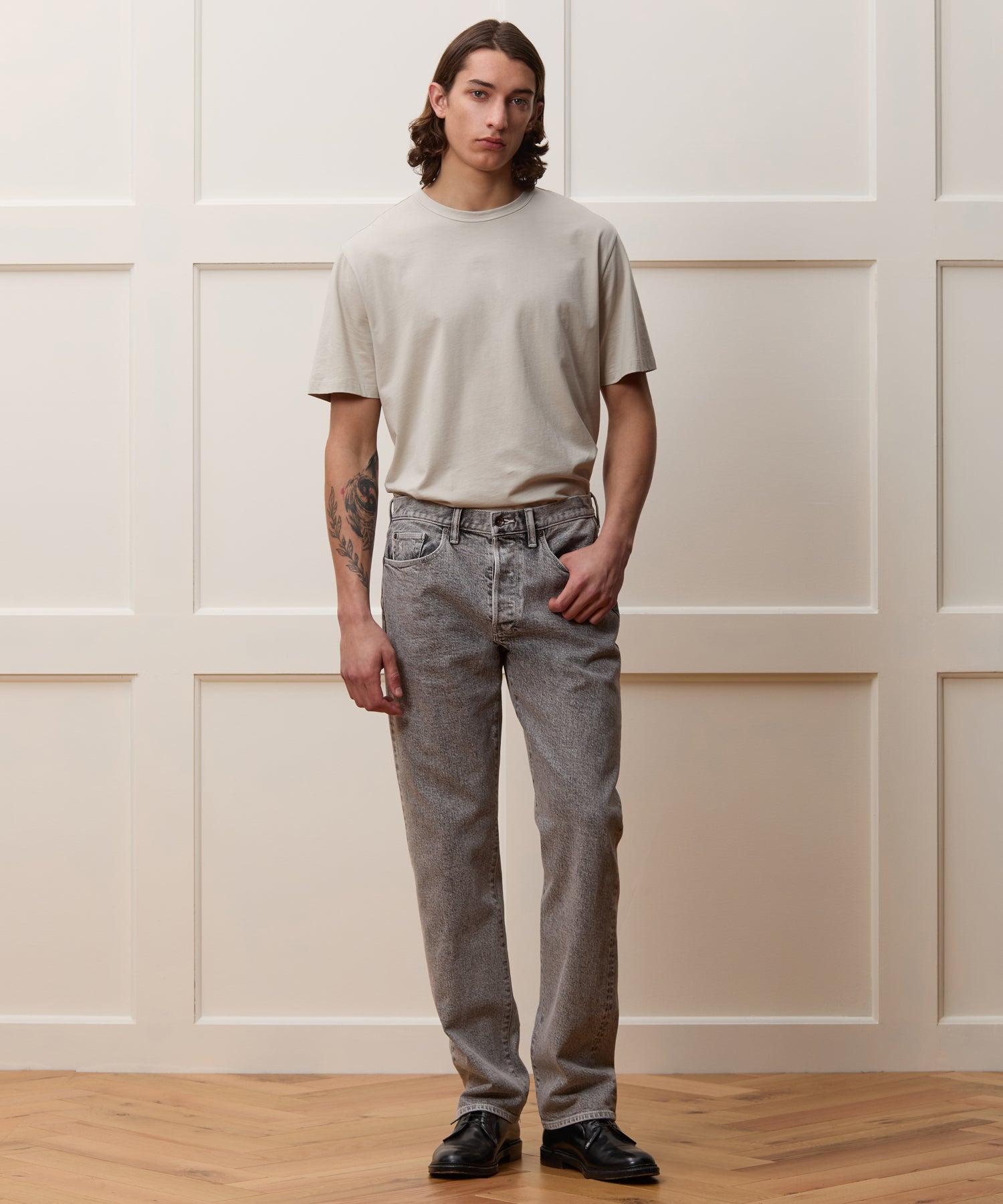 Straight Fit Selvedge Jean - Image 3
