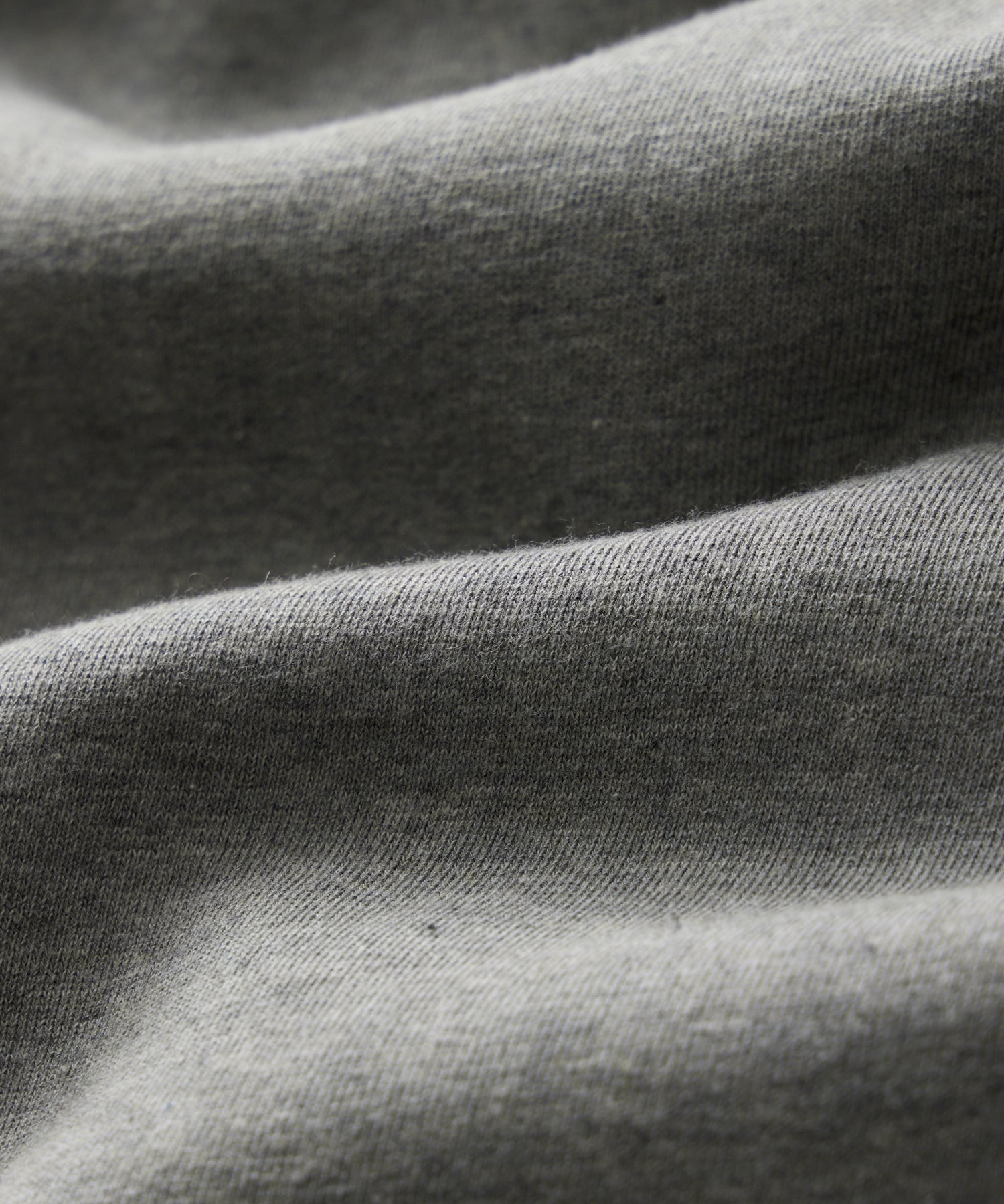 Cotton-Camelhair Fleece Hoodie in Grey Heather - Image 3