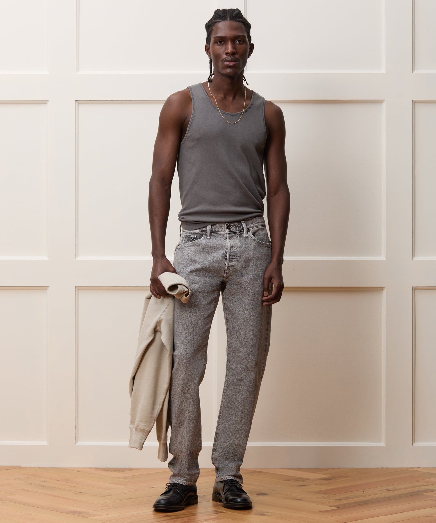 Slim Ribbed Tank - Image 3