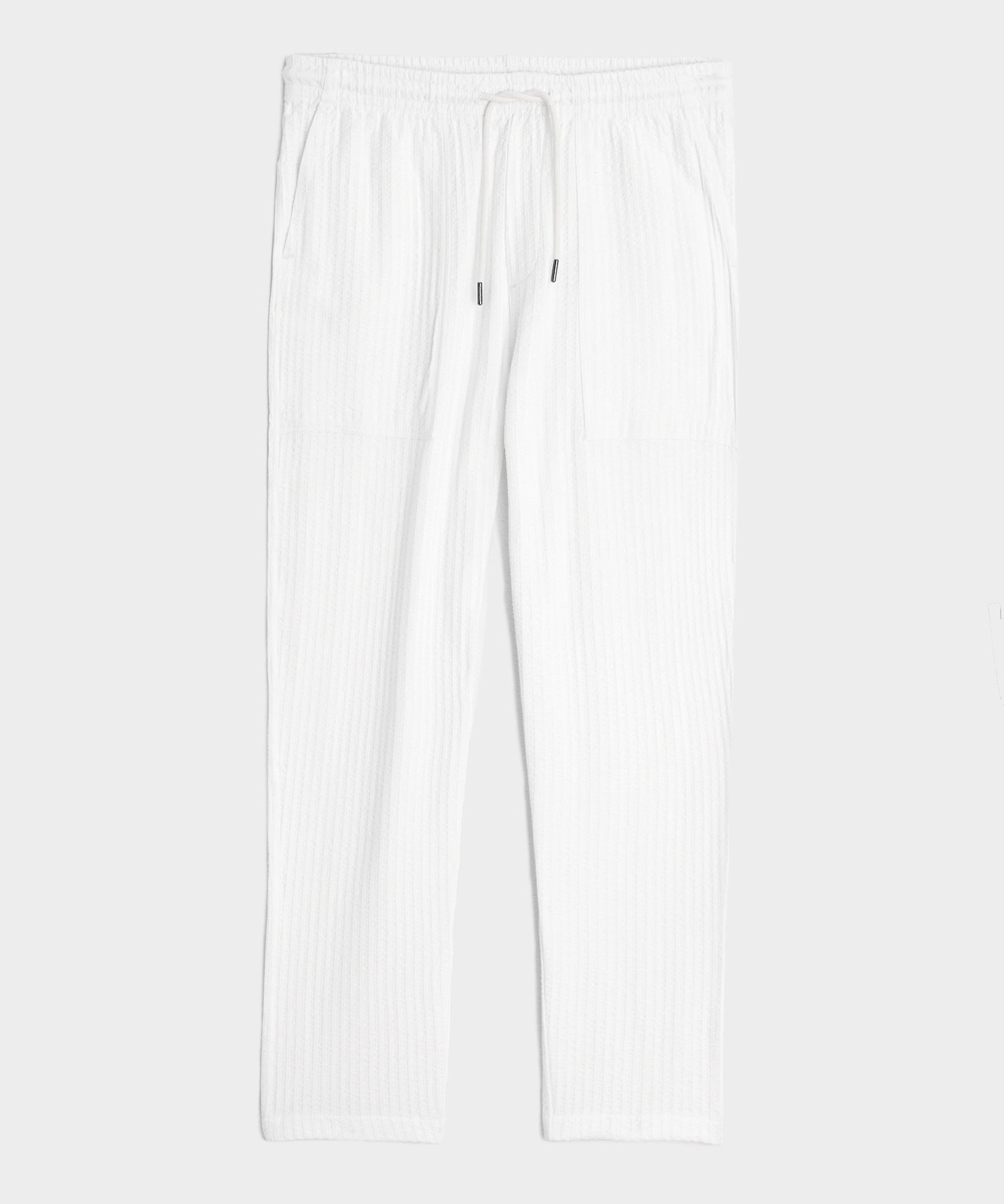 Relaxed Seersucker Pant