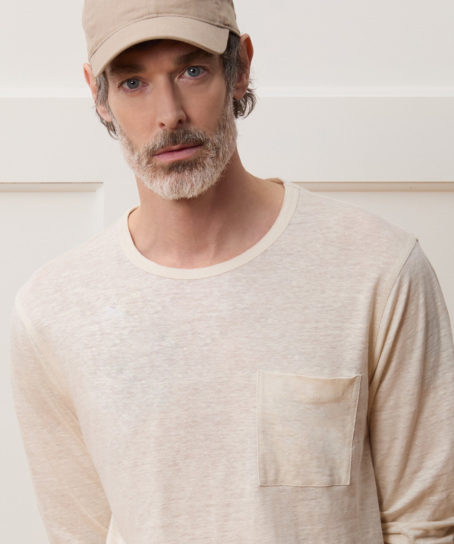 Linen Jersey Pocket Tee - Image 4