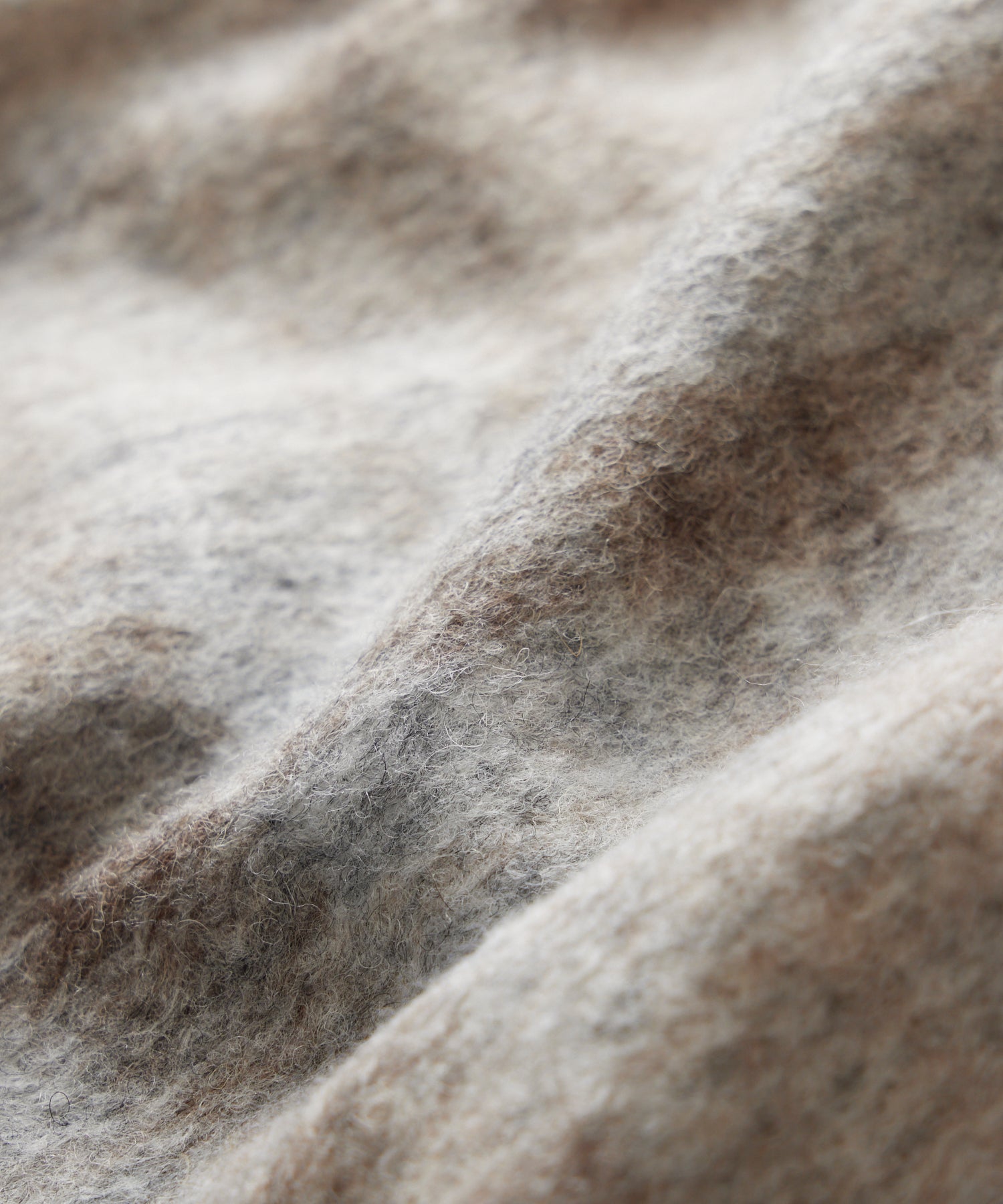 Brushed Plaid Full-Zip Jacket in Stone - Image 2