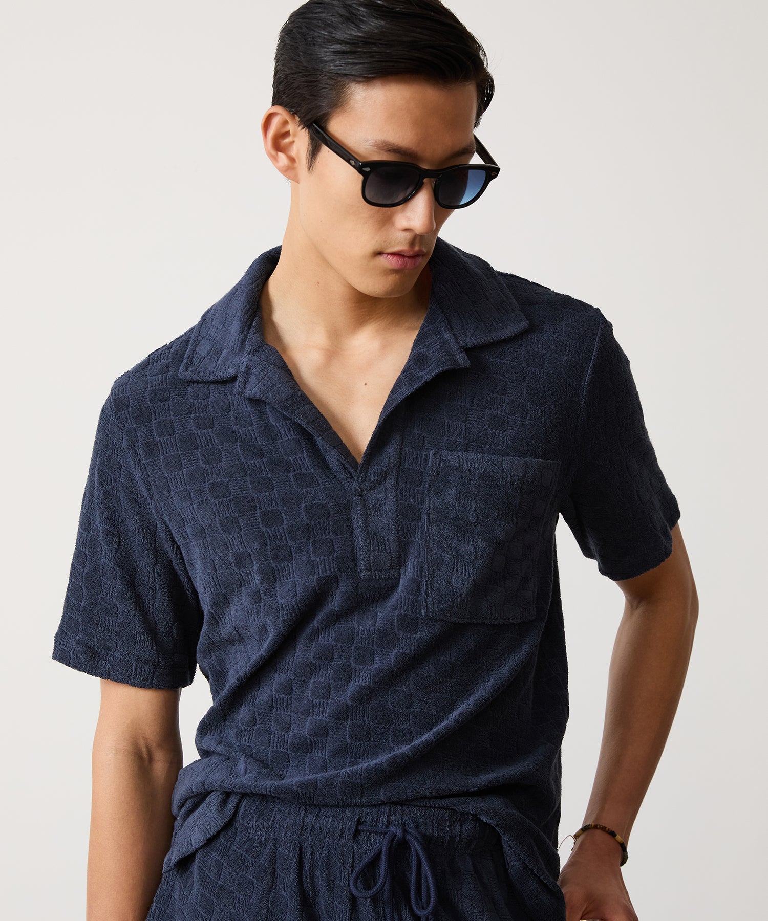 Jacquard Terry Montauk Polo - Image 2