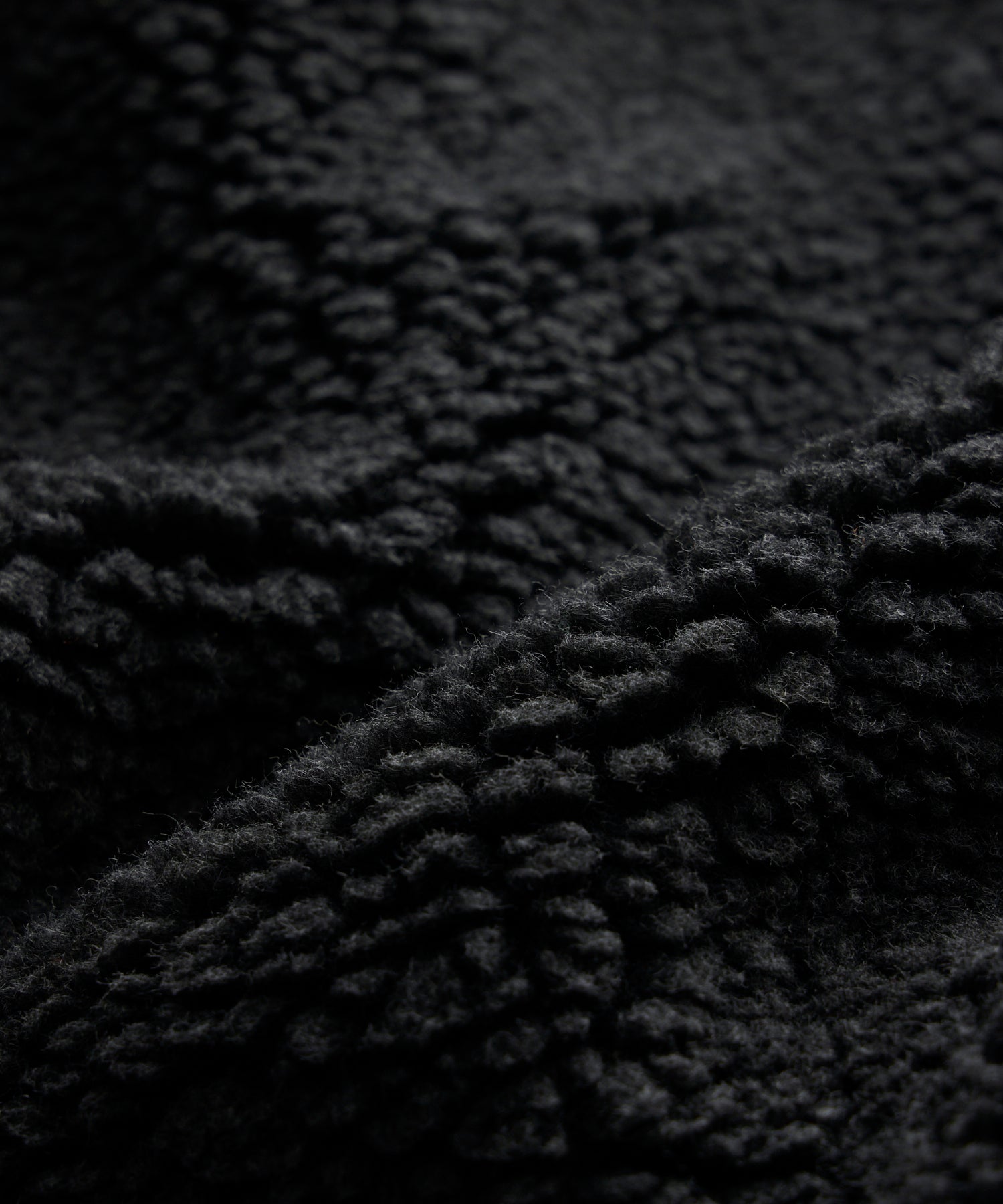 Sherpa Snap Pullover in Charcoal - Image 3