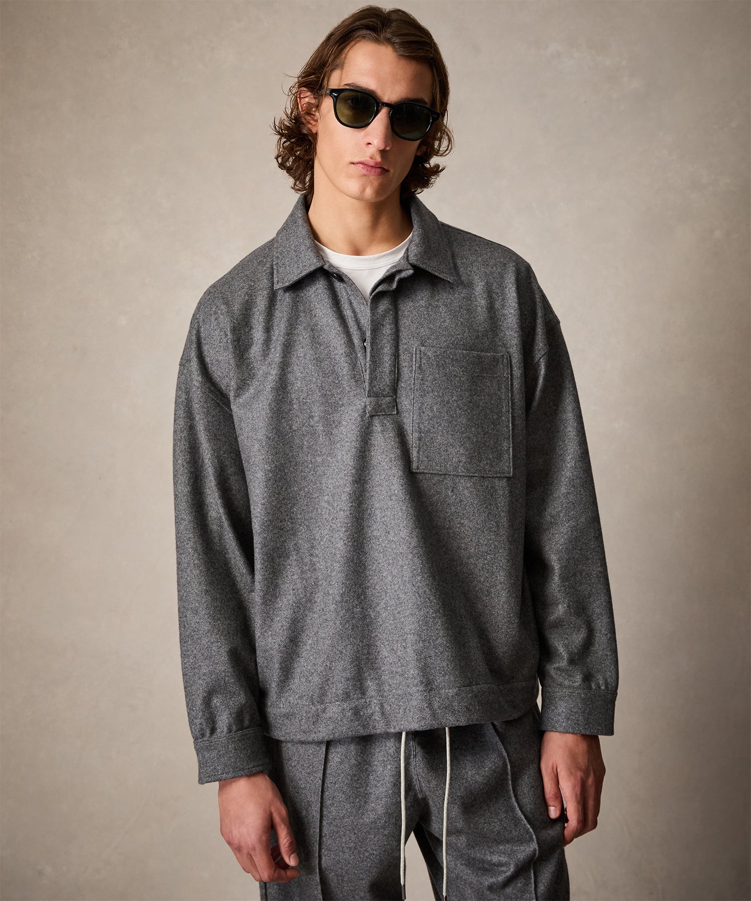 Cashmere Polo Overshirt - Image 2