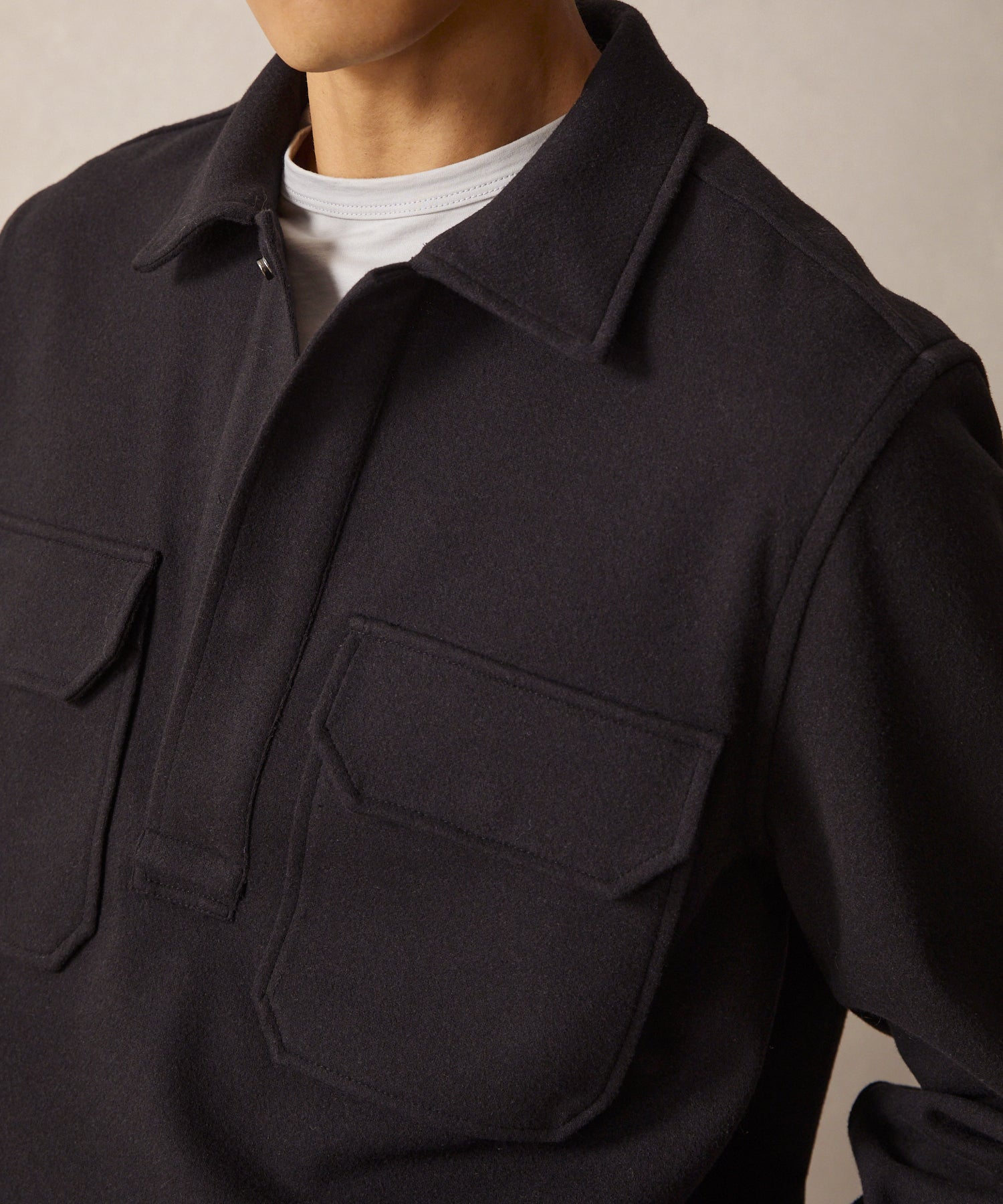 Knit Military Popover - Image 4